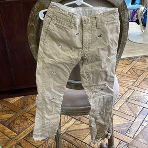 Gap embroidery chino pants